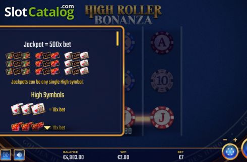 Скрин8. High Roller Bonanza слот