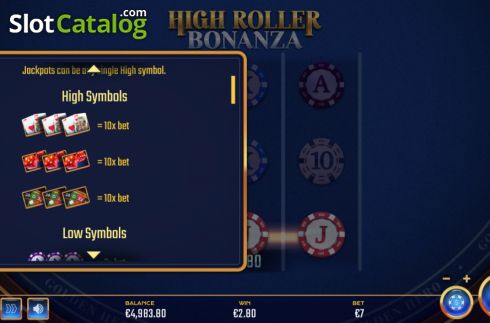 Скрин9. High Roller Bonanza слот