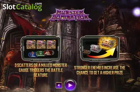 Скрин2. Monster Domination слот