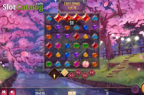 Скрин4. Jewel Race Sakura слот