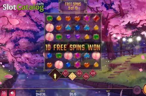 Скрин5. Jewel Race Sakura слот