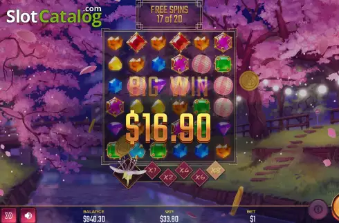 Скрин6. Jewel Race Sakura слот