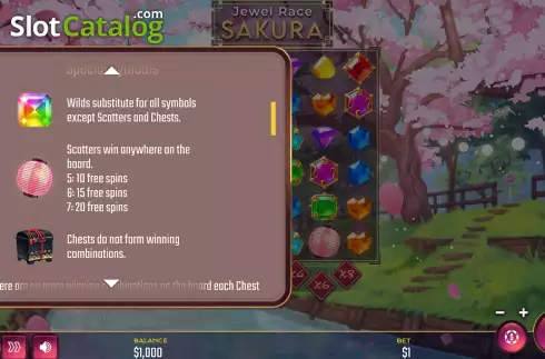 Скрин9. Jewel Race Sakura слот