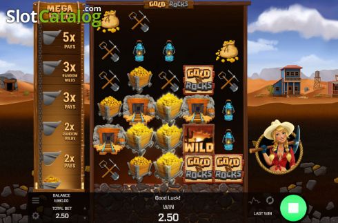 Скрин3. Gold 'N' Rocks слот