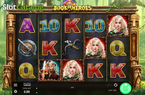 Скрин3. Book of Heroes слот