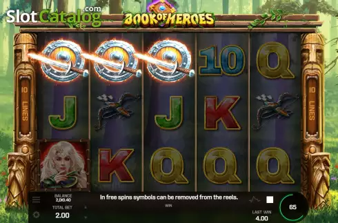Скрин4. Book of Heroes слот
