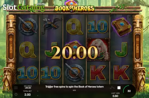 Скрин5. Book of Heroes слот
