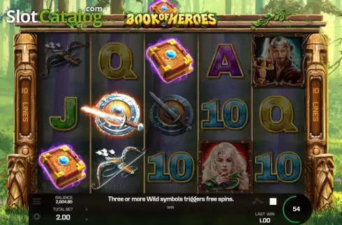 Скрин7. Book of Heroes слот