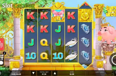 Скрин2. Super Money World слот