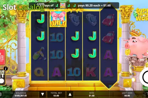 Скрин3. Super Money World слот