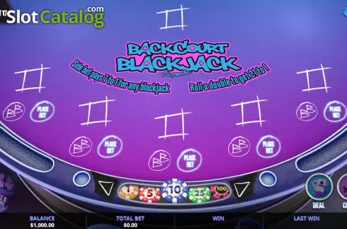 Скрин2. Backcourt Blackjack слот