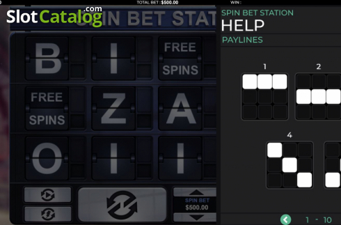 Скрин7. Spin Bet Station слот