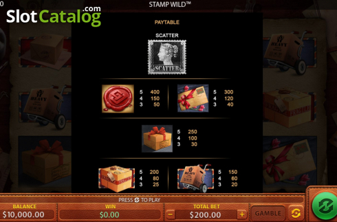 Скрин8. Stamp Wild слот