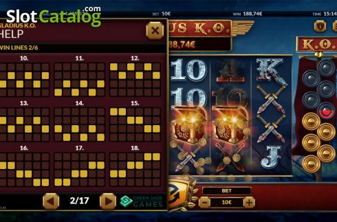 Скрин9. Gladius KO слот