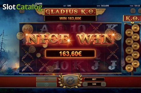 Скрин5. Gladius KO слот