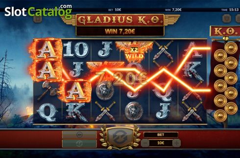 Скрин6. Gladius KO слот
