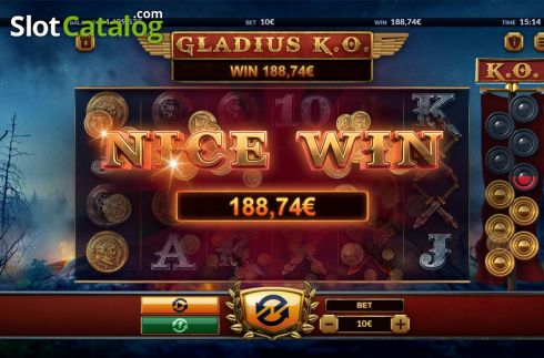 Скрин7. Gladius KO слот