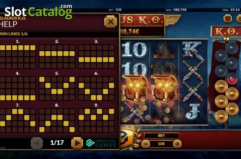 Скрин8. Gladius KO слот