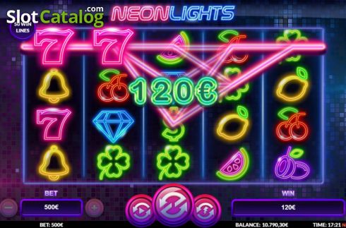 Скрин4. Neon Lights слот