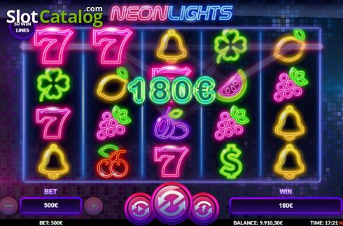 Скрин5. Neon Lights слот