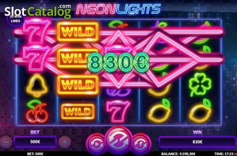 Скрин6. Neon Lights слот