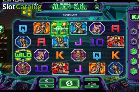 Скрин4. Alien KO слот