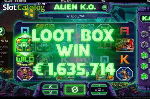 Скрин6. Alien KO слот