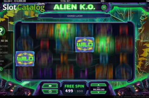 Скрин8. Alien KO слот