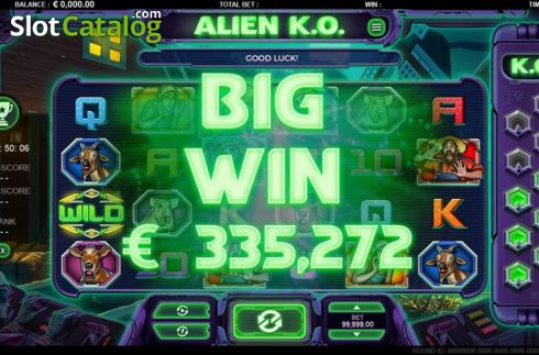 Скрин9. Alien KO слот