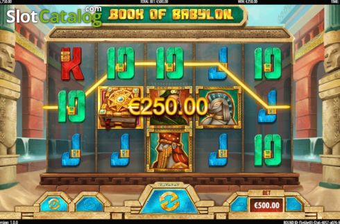 Скрин5. Book of Babylon слот