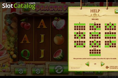 Скрин8. Dragon Fruit (Green Jade Games) слот