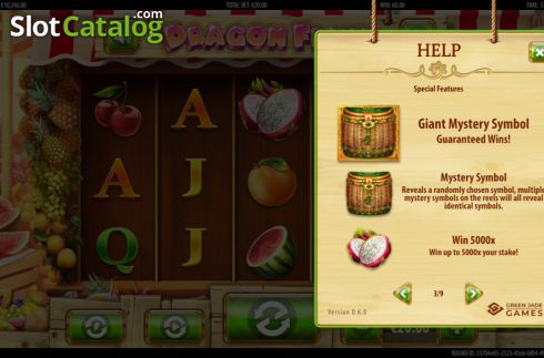 Скрин6. Dragon Fruit (Green Jade Games) слот