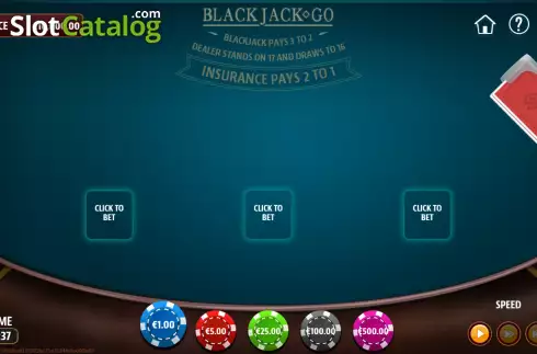Скрин2. Blackjack Go слот