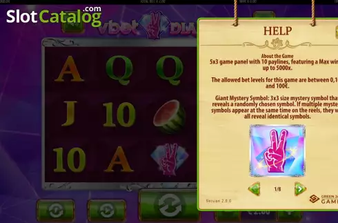 Скрин6. Vbet Diamond слот