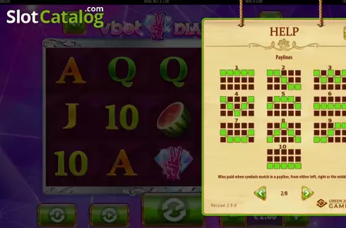 Скрин7. Vbet Diamond слот