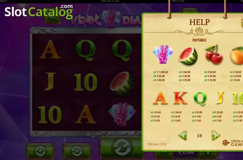 Скрин8. Vbet Diamond слот