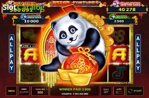 Скрин2. Asian Fortunes слот