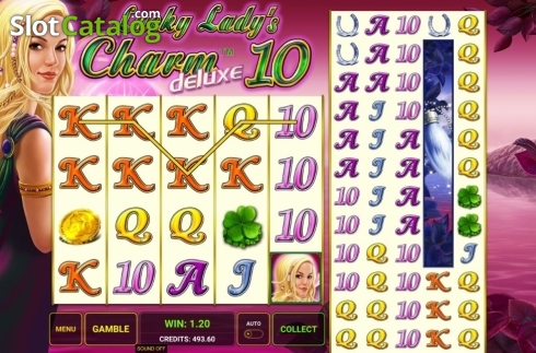 Скрин3. Lucky Lady's Charm Deluxe 10 слот