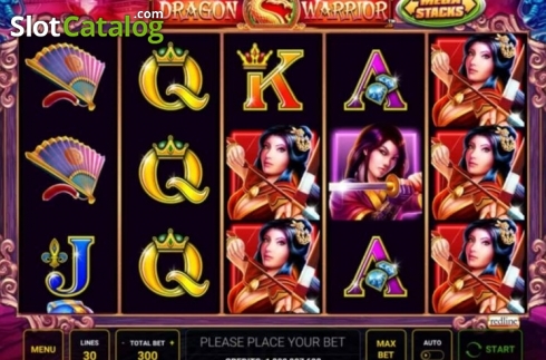 Скрин2. Dragon Warrior (Green Tube) слот
