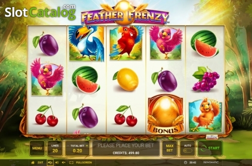 Скрин2. Feather Frenzy слот