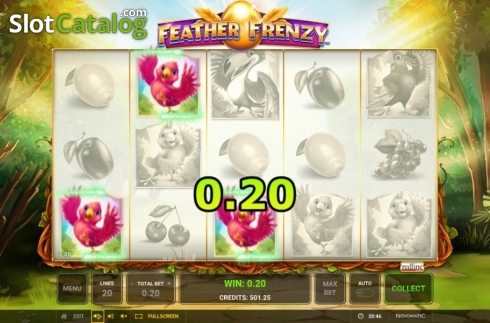 Скрин4. Feather Frenzy слот