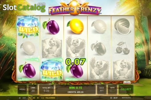 Скрин5. Feather Frenzy слот