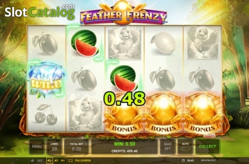 Скрин6. Feather Frenzy слот