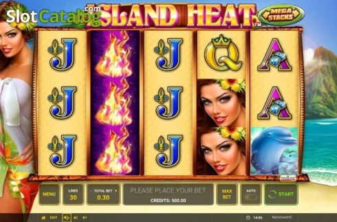 Скрин2. Island Heat слот