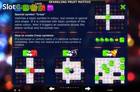 Скрин8. Sparkling Fruit Match 3 слот
