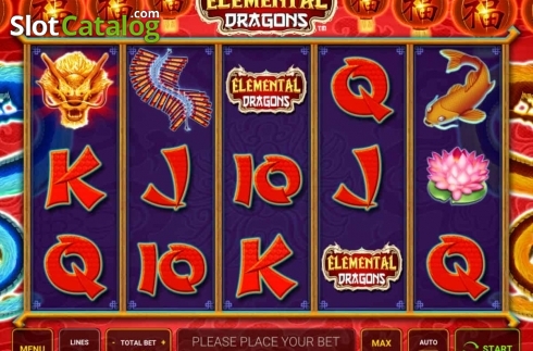 Скрин2. Elemental Dragons слот