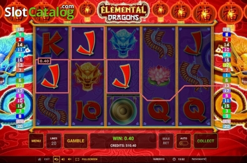 Скрин6. Elemental Dragons слот