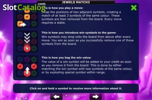 Скрин7. Jewels Match 3 слот