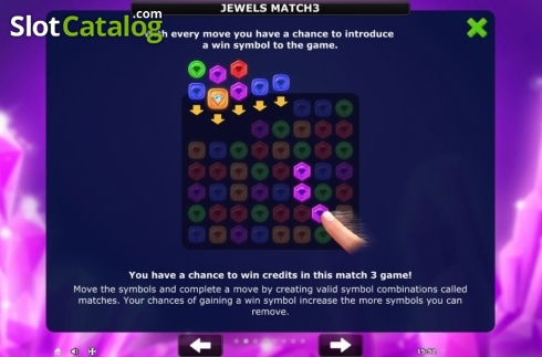 Скрин8. Jewels Match 3 слот