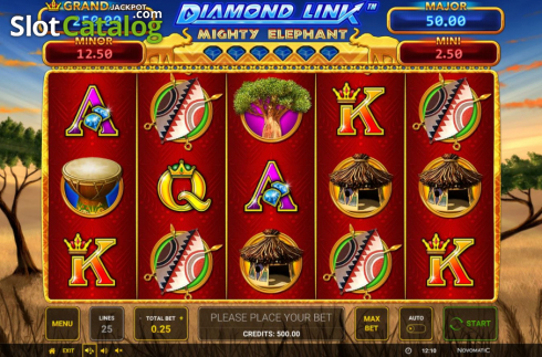 Скрин3. Diamond Link Mighty Elephant слот